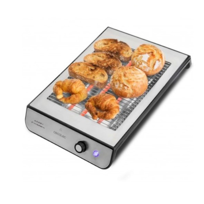 Tostador CECOTEC plano Turbo EasyToast Inox
